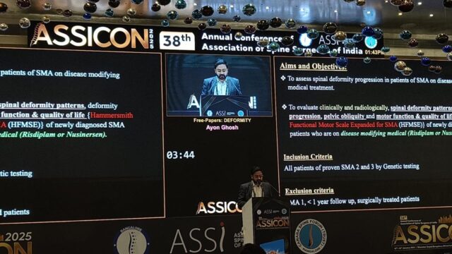 Delivering talk in ASSICON, 2025, Bangalore