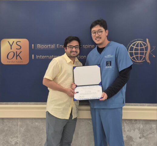 Endoscopic spine fellowship, Dr Ji Soo Ha, Yonsei Ok Hospital, Seoul, South Korea