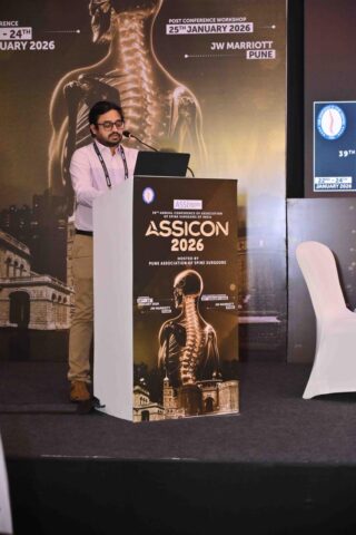Delivering talk in ASSICON 2026, Pune
